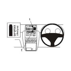 ClicOn No Holes Dash Mount for Suzuki SX4 07-10