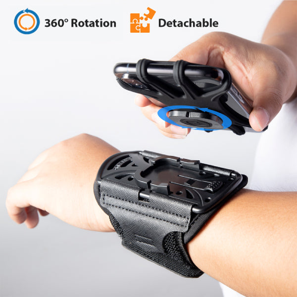Strike Universal Wristband Phone Holder (Black)