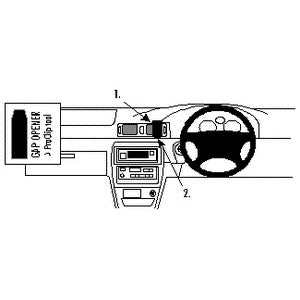 ClicOn No Holes Dash Mount for Toyota Camry 97-02