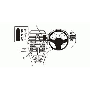 ClicOn No Holes Dash Mount for BMW X3 04-11