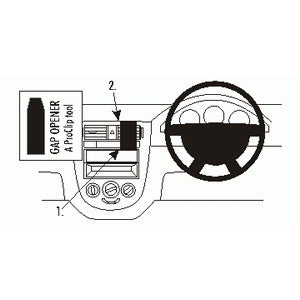 ClicOn No Holes Dash Mount for Daewoo Lacetti 03-06