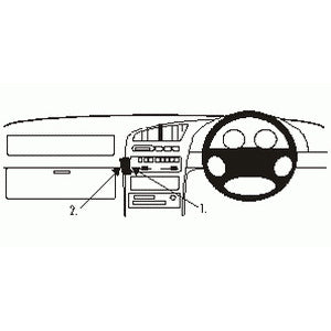 ClicOn No Holes Dash Mount for Mazda 323 95-97