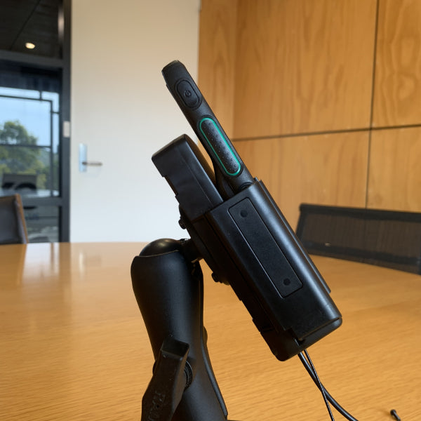Motorola Lex L11 with Extended Battery Car Cradle DIY