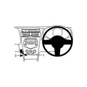 ClicOn No Holes Dash Mount for Mazda RX 8 08-12
