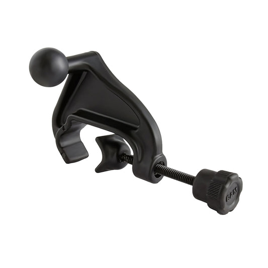 RAM Yoke Clamp Base with 1" Rubber Ball (RAM-B-121BU)