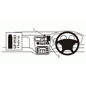 ClicOn No Holes Dash Mount for Honda Accord 98-00
