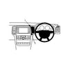 ClicOn No Holes Dash Mount for Jeep Grand Cherokee 11-14