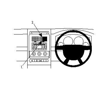 ClicOn No Holes Dash Mount for Jeep Cherokee 08-10