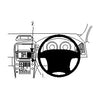 ClicOn No Holes Dash Mount for Volvo XC60 11-14