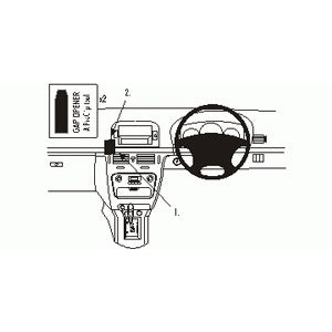 ClicOn No Holes Dash Mount for Hyundai Sonata 05-08