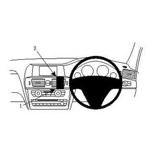 ClicOn No Holes Dash Mount for BMW X3 11-14