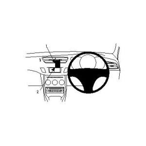 ClicOn No Holes Dash Mount for Citroen DS3 10-14