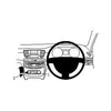 ClicOn No Holes Dash Mount for Peugeot 508 11-14