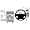 ClicOn No Holes Dash Mount for Skoda Fabia 08-14