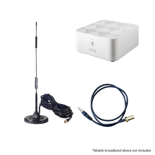 Netgear Orbi 4GX Router Patch Lead & Magnetic Base Antenna Bundle