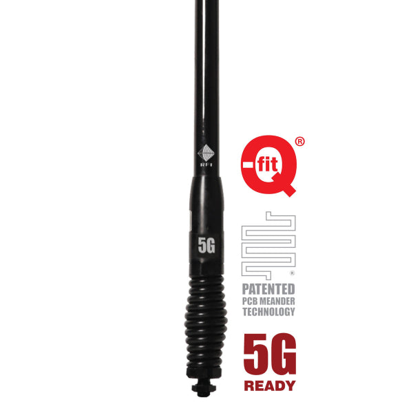 RFI CDQ8195 SMA-M Collinear Antenna (698-3800 MHz) - Black