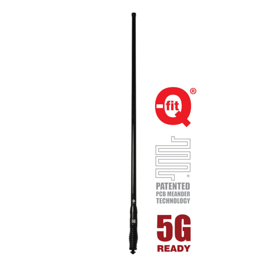 RFI CDQ8195 SMA-M Collinear Antenna (698-3800 MHz) - Black