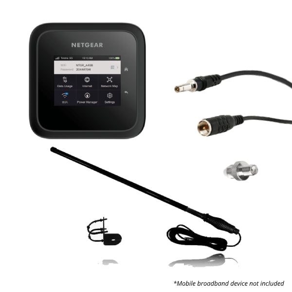 Telstra Netgear Nighthawk M6 Pro Bullbar Mount Antenna & Patch Lead Bundle